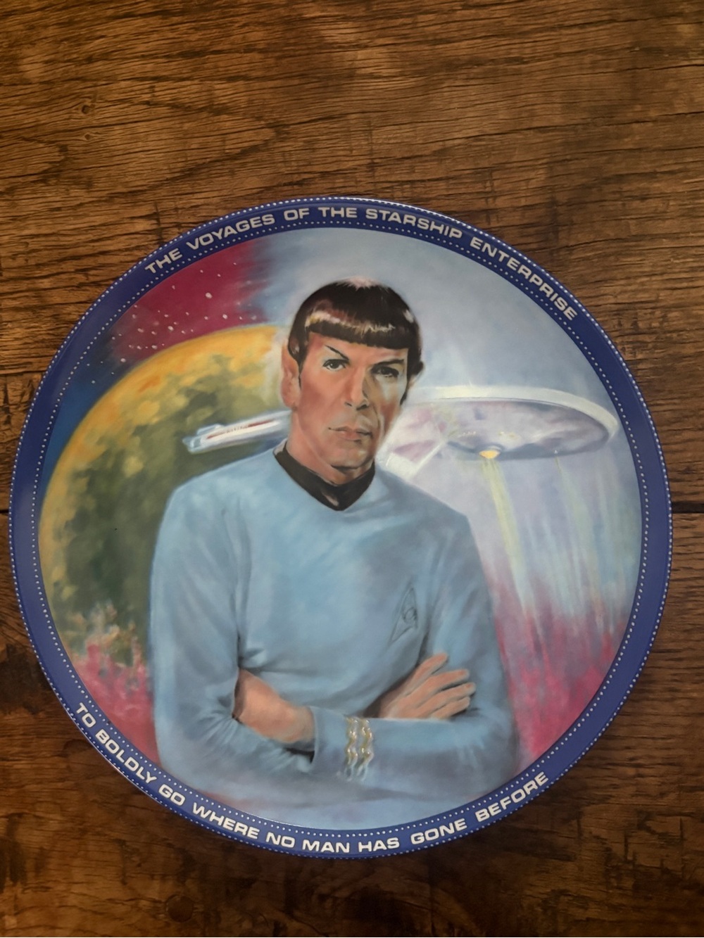 Vintage 1983 Star Trek Mr Spock Collector Plate Susie Morton Hamilton Ernst